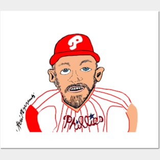 Bryce Harper Philadelphia Phillies Home Jersey Posters and Art